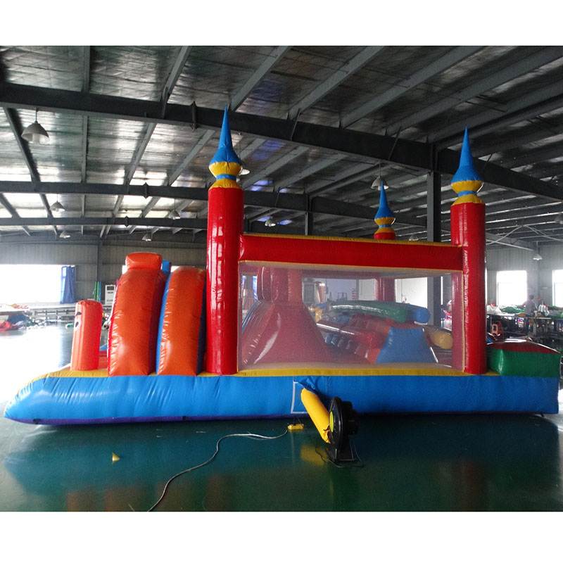 Kids Outdoor Slide - PVC Customized Outdoor Obstacle course Inflatable