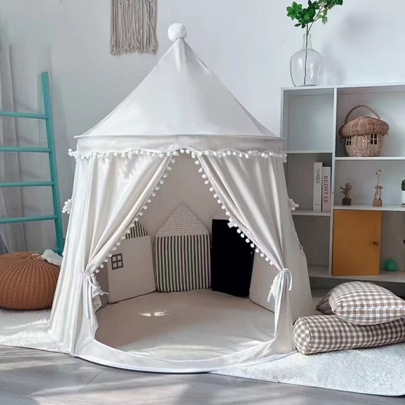 Kids Outdoor Playhouse - Large Teepee Tent for Kids Folding