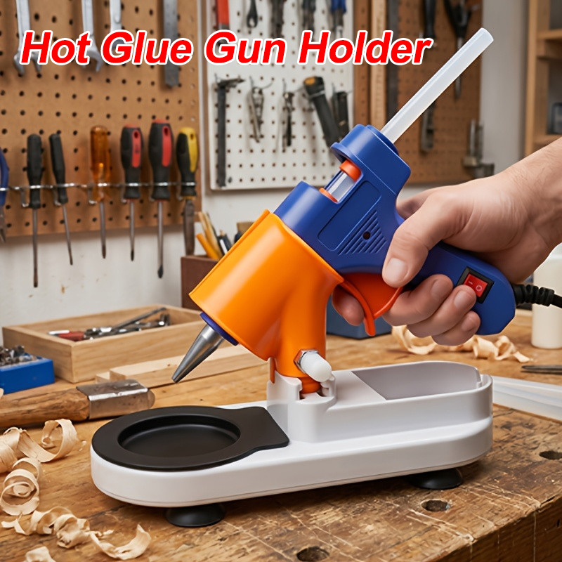 Sprinkler Splash Pad - Adjustable Hot Glue Gun Stand Holder,