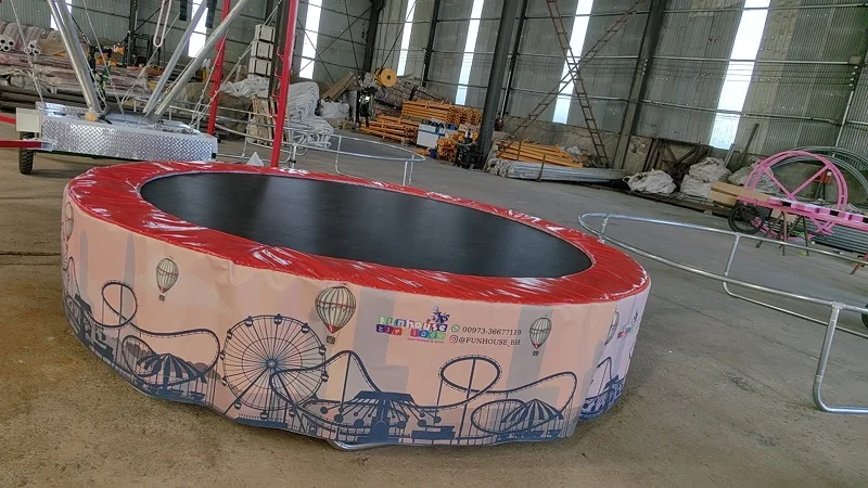 New Design 4-person Round Mova - Kids Indoor Outdoor Trampoline 评论和价格