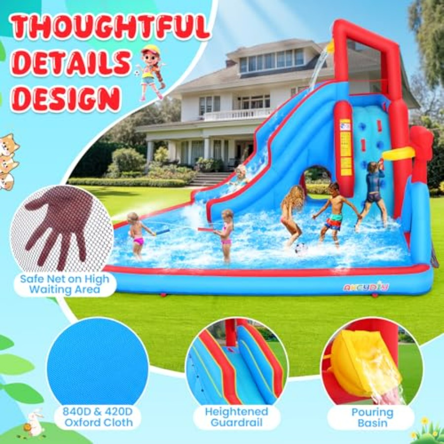 Backyard outdoor water slide i - Kids Outdoor Climbing 评论和价格