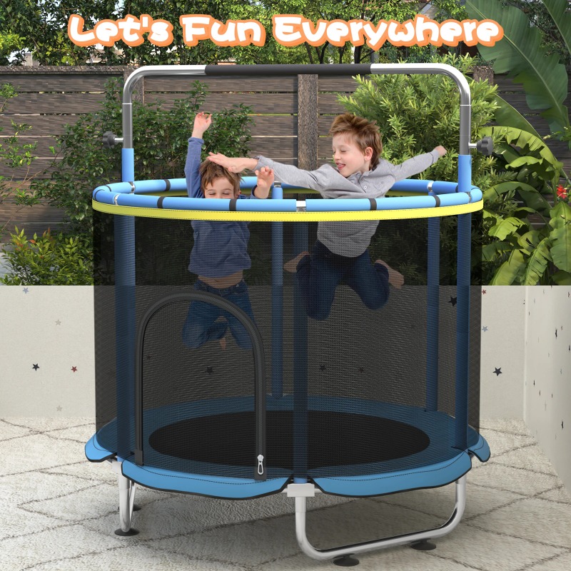 5FT Toddler Trampoline 8-in-1  - Kids Indoor Outdoor Trampoline 评论和价格