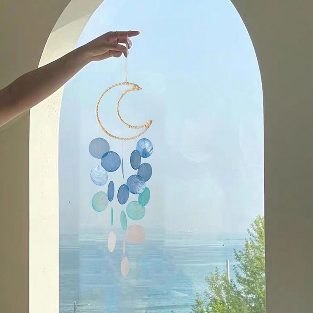 Seashell Wind Chimes Outdoor I - Kids Outdoor Fairy Garden 评论和价格