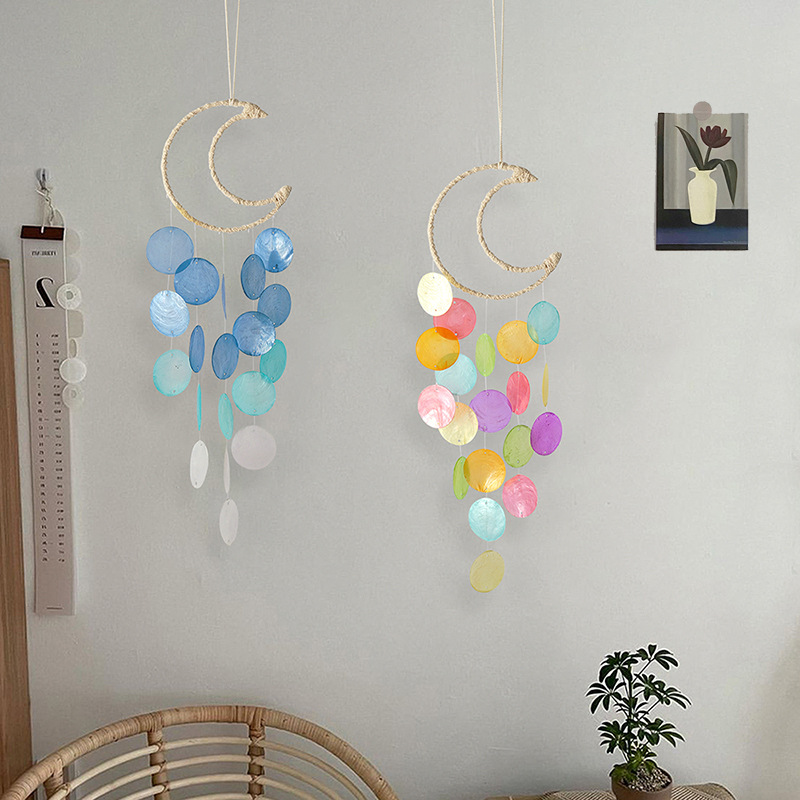 Seashell Wind Chimes Outdoor I - Kids Outdoor Fairy Garden 评论和价格