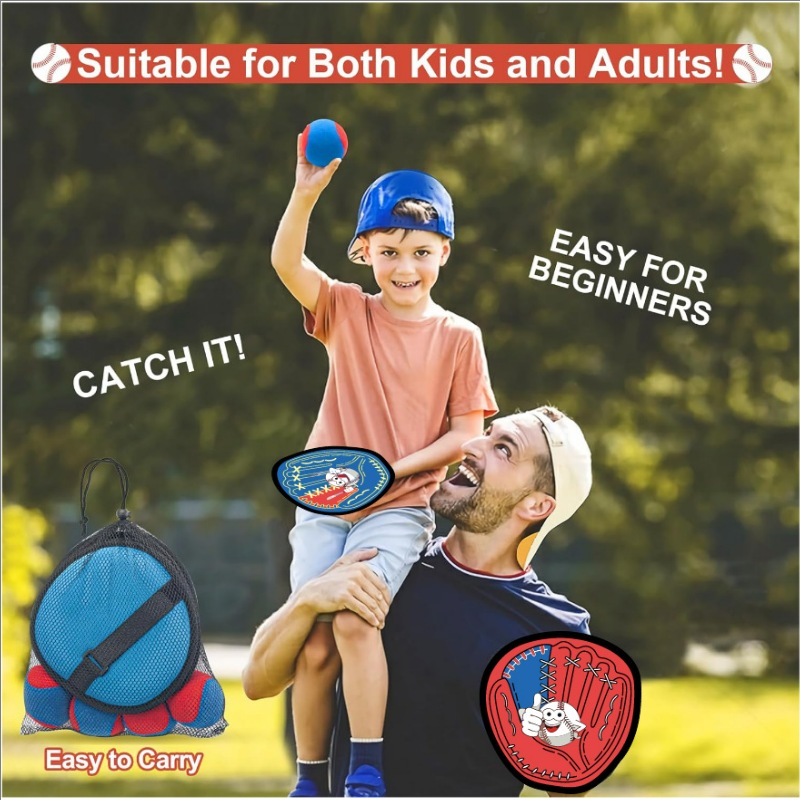 Toss and Catch Ball Set Outdoo - Kids Outdoor Easter Gifts 评论和价格