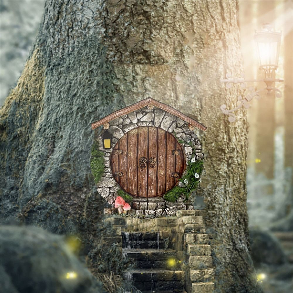 Engraved Design Wooden Miniatu - Kids Outdoor Fairy Garden 评论和价格