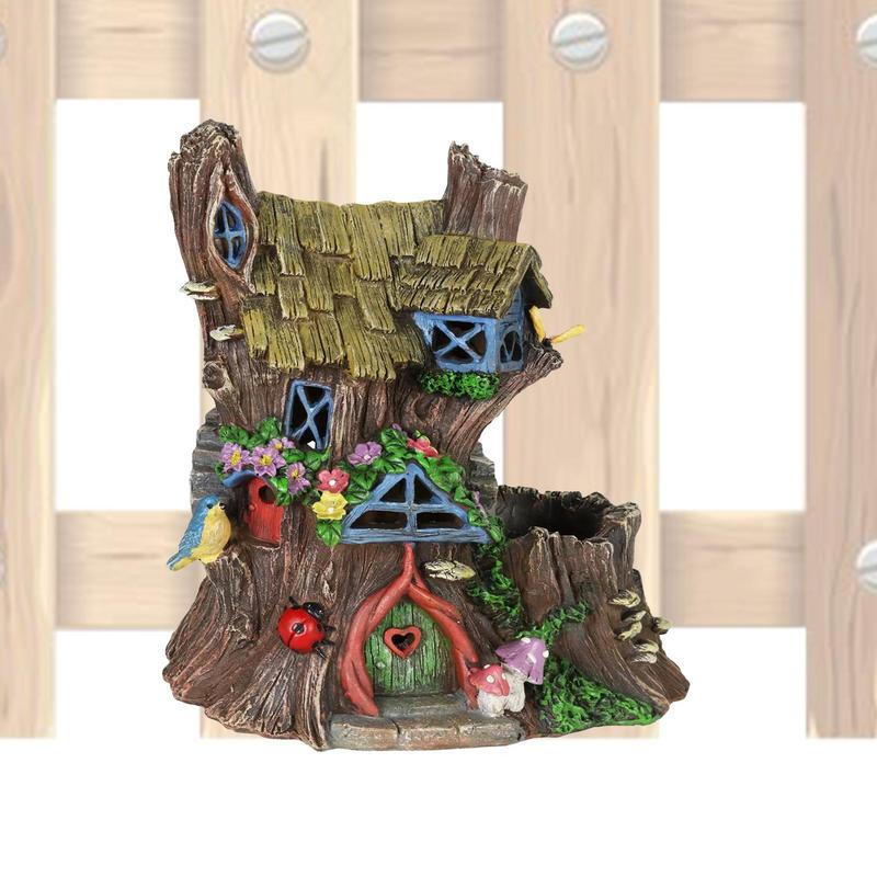 Tree Faces Decor Outdoor Mini  - Kids Outdoor Fairy Garden 评论和价格