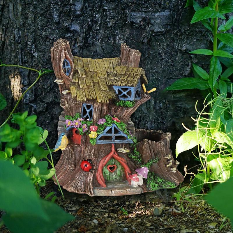 Tree Faces Decor Outdoor Mini  - Kids Outdoor Fairy Garden 评论和价格
