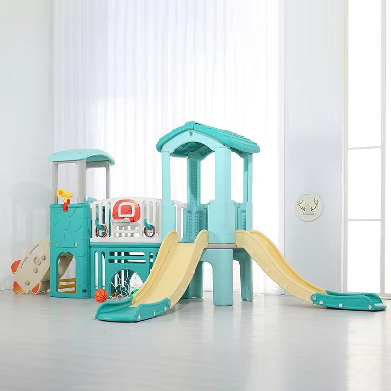 Baby Plastic Playhouses Childr - Kids Outdoor Slide Set 评论和价格
