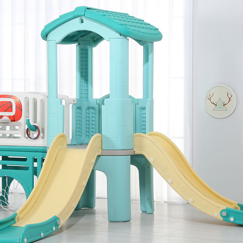 Baby Plastic Playhouses Childr - Kids Outdoor Slide Set 评论和价格