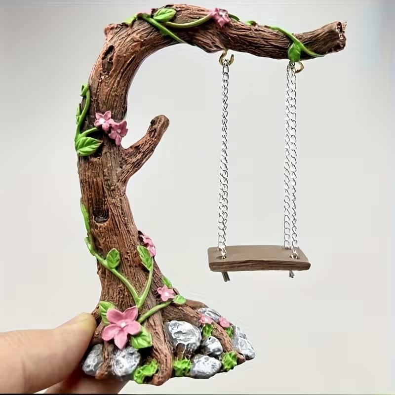 Miniature Fairy Garden Swing S - Kids Outdoor Fairy Garden 评论和价格