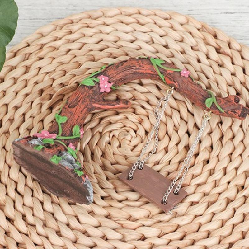 Miniature Fairy Garden Swing S - Kids Outdoor Fairy Garden 评论和价格
