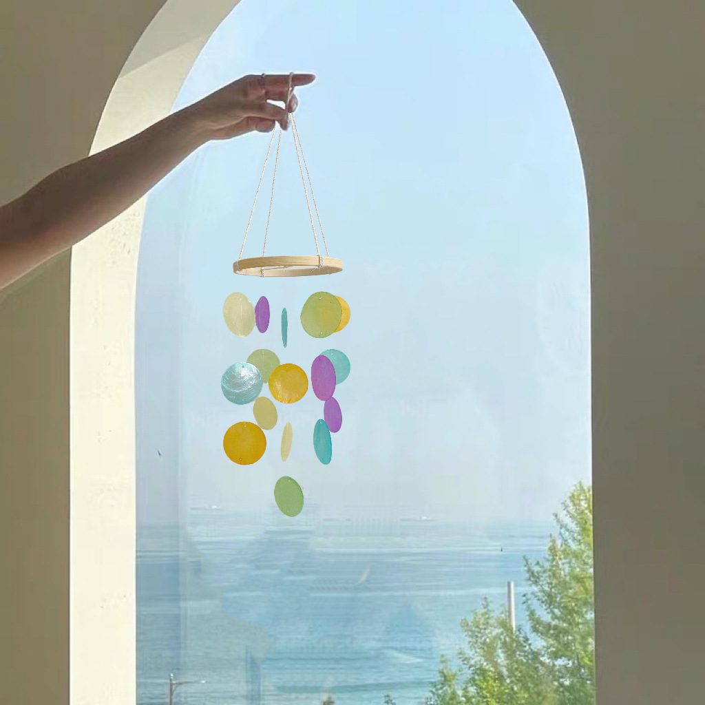 Seashell Wind Chimes Outdoor I - Kids Outdoor Fairy Garden 评论和价格