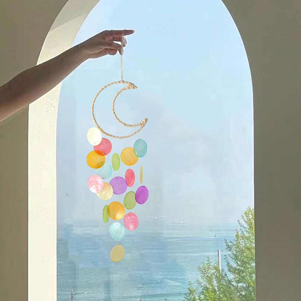 Seashell Wind Chimes Outdoor I - Kids Outdoor Fairy Garden 评论和价格