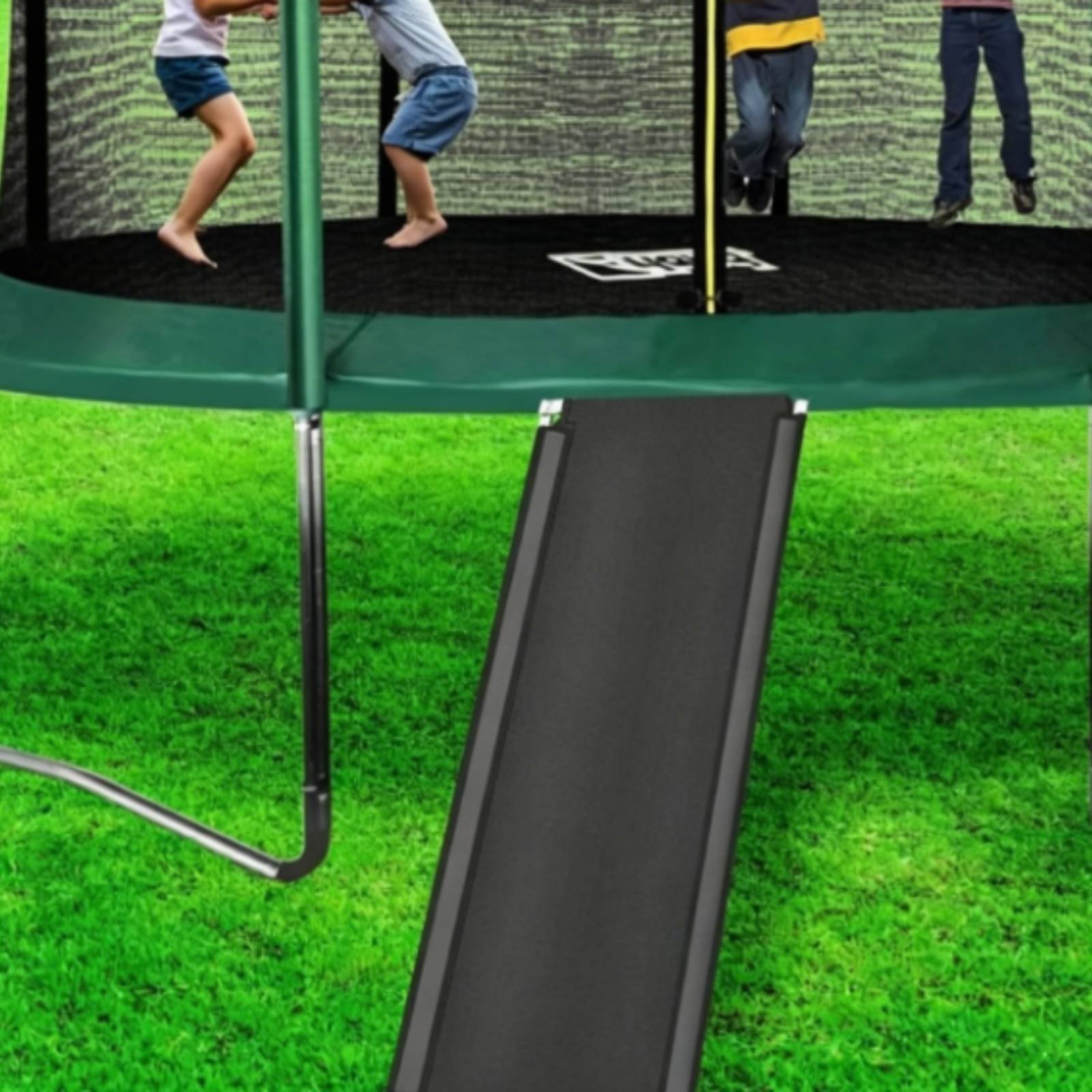 Kids Trampoline with Slide Ind - Kids Indoor Outdoor Trampoline 评论和价格
