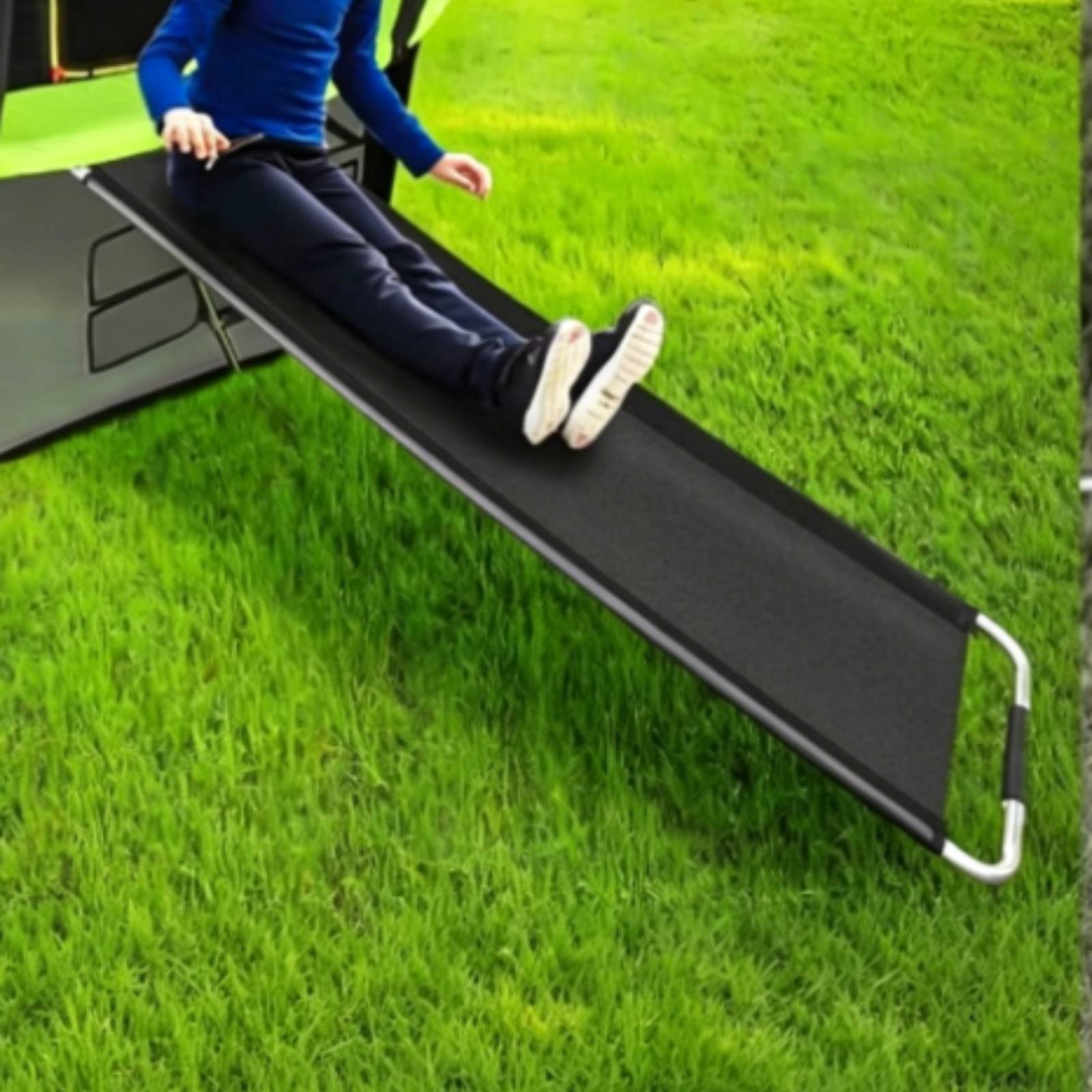 Kids Trampoline with Slide Ind - Kids Indoor Outdoor Trampoline 评论和价格