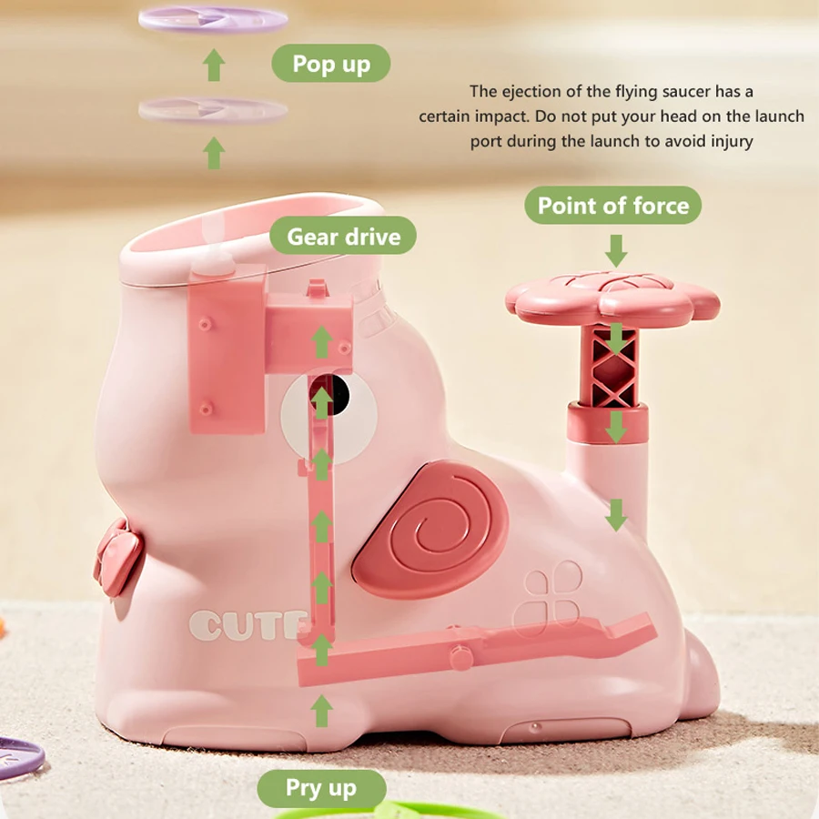 Air Discs Launcher Kids Indoor - Kids Indoor Outdoor Games 评论和价格