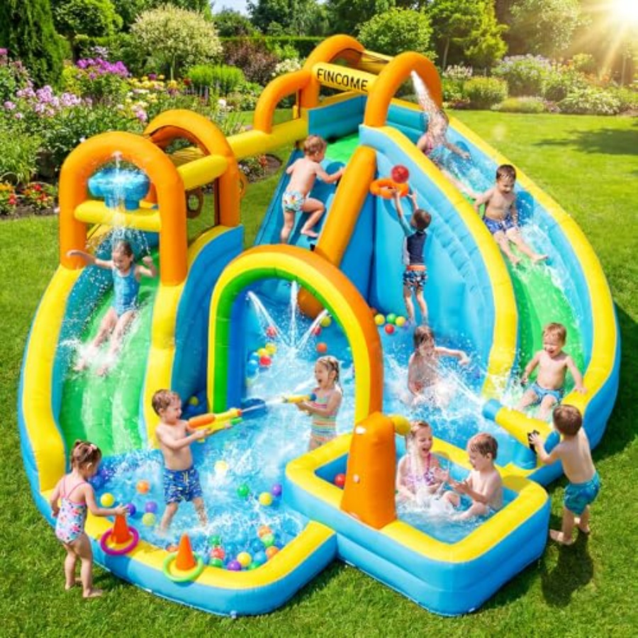 Backyard outdoor inflatable wa - Kids Outdoor Slide 评论和价格