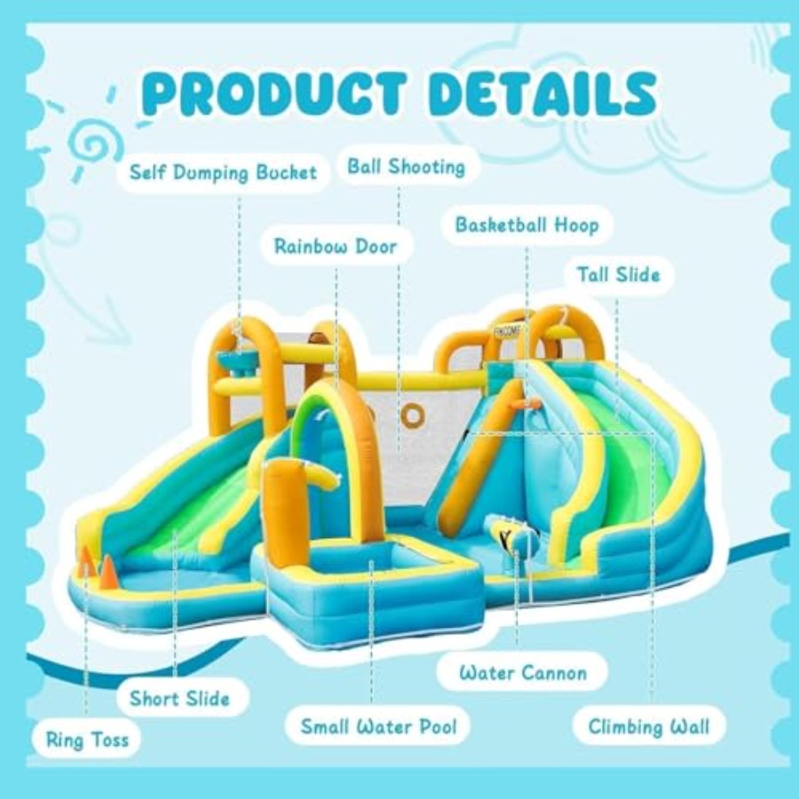 Backyard outdoor inflatable wa - Kids Outdoor Slide 评论和价格