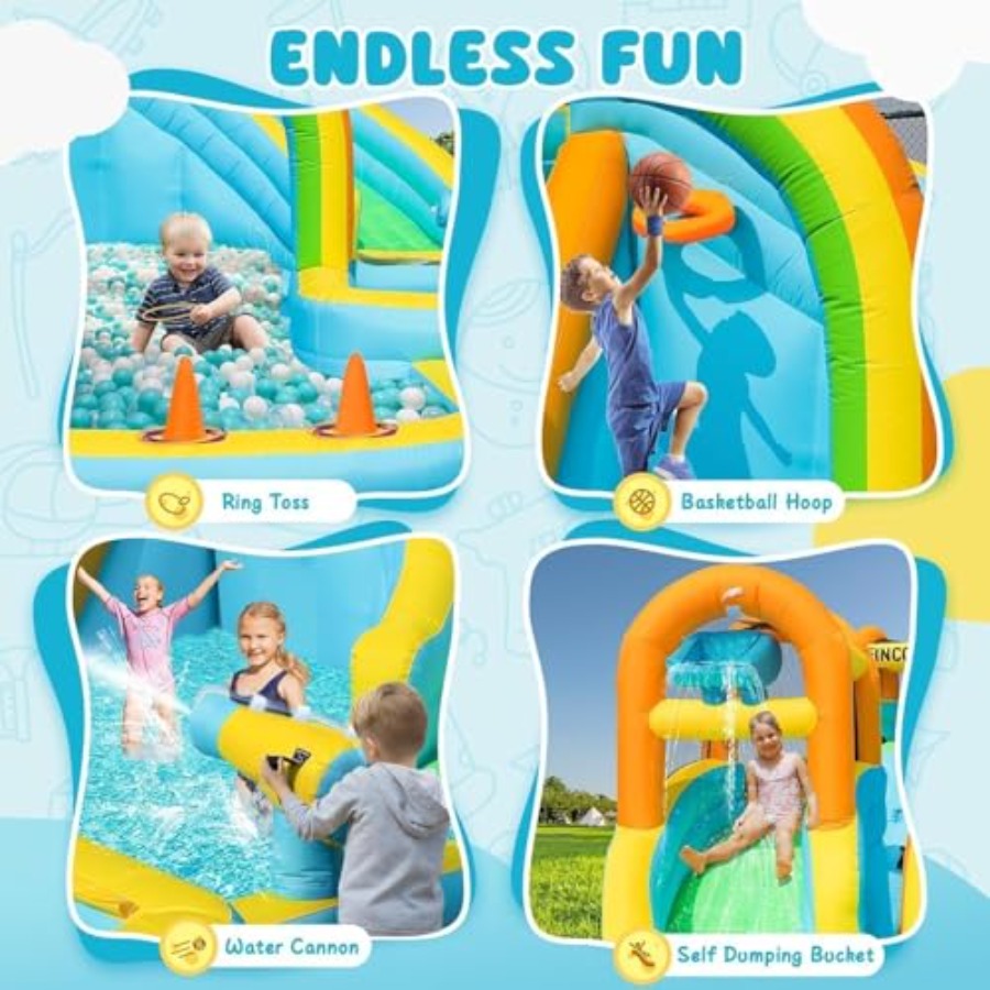 Backyard outdoor inflatable wa - Kids Outdoor Slide 评论和价格