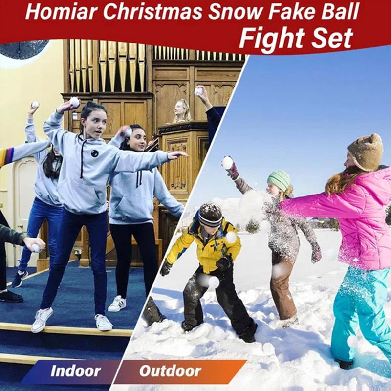 20 Pcs Soft Snow Fake Balls In - Kids Indoor Outdoor Games 评论和价格