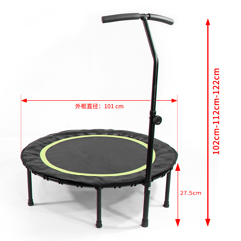 40 Inch Silent Rebounder Tramp - Kids Indoor Outdoor Trampoline 评论和价格