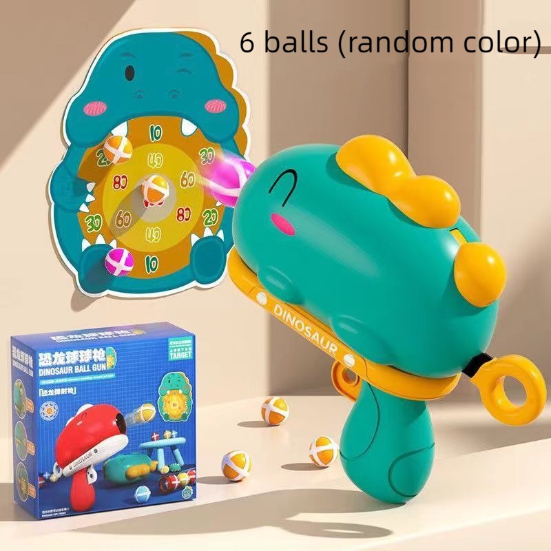 Kids Dinosaur Gun Sticky Ball  - Kids Indoor Outdoor Games 评论和价格