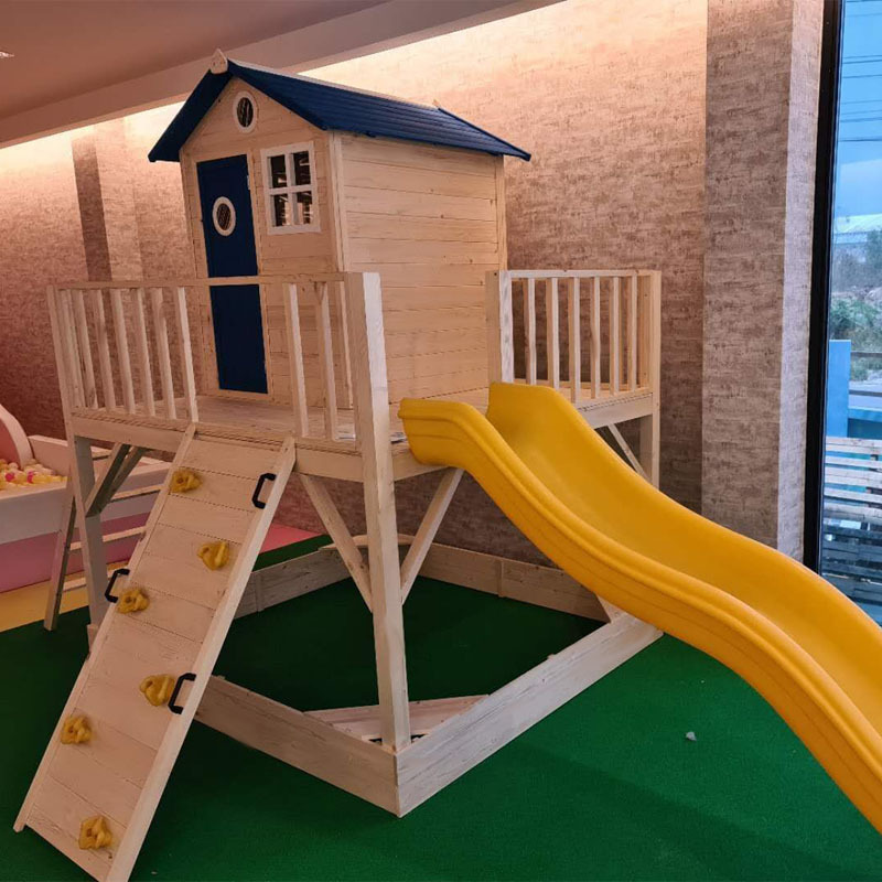Kids log , large play house, t - Kids Outdoor Treehouse 评论和价格