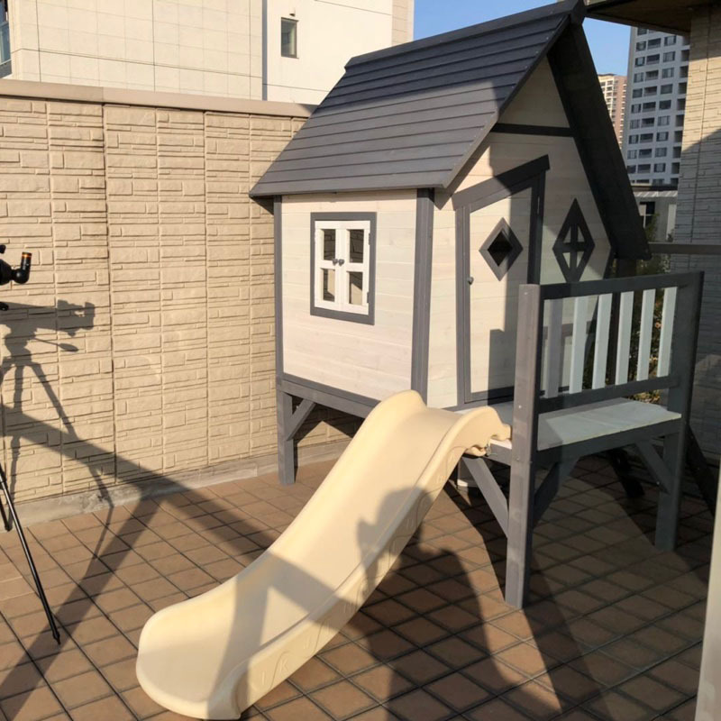 Kids log , large play house, t - Kids Outdoor Treehouse 评论和价格