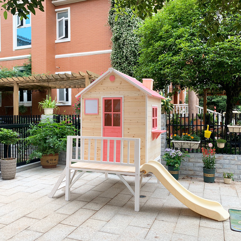 Kids log , large play house, t - Kids Outdoor Treehouse 评论和价格