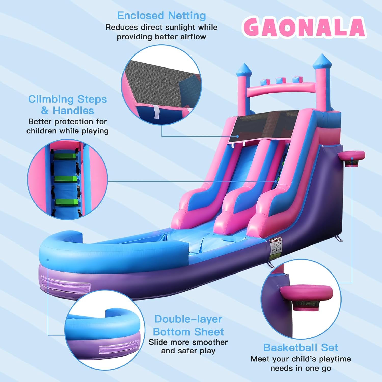 26.2 FT Heavy Duty Inflatable  - Kids Outdoor Slide 评论和价格
