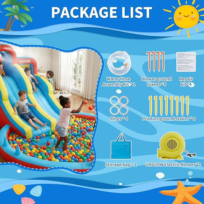 All-Season 8-in-1 Inflatable W - Kids Outdoor Climbing 评论和价格