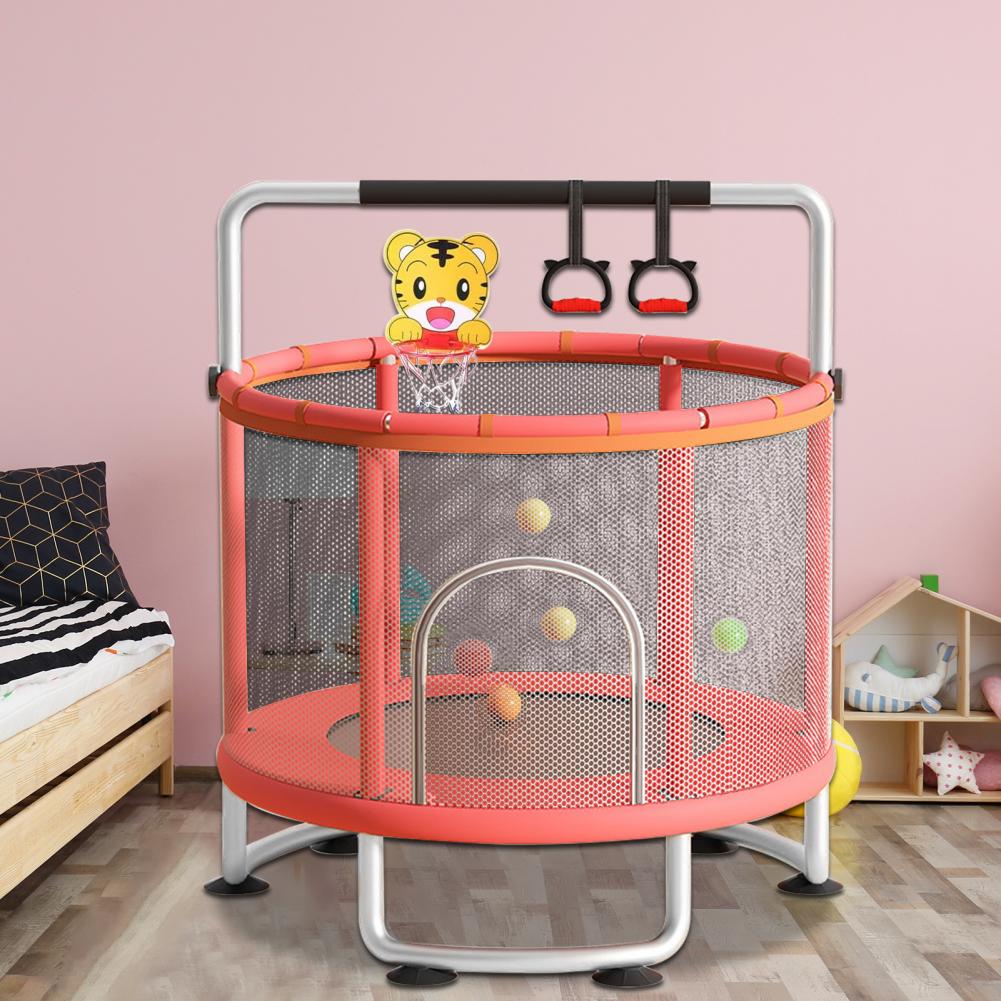 Kids Trampoline, Adjustable Ba - Kids Indoor Outdoor Trampoline 评论和价格