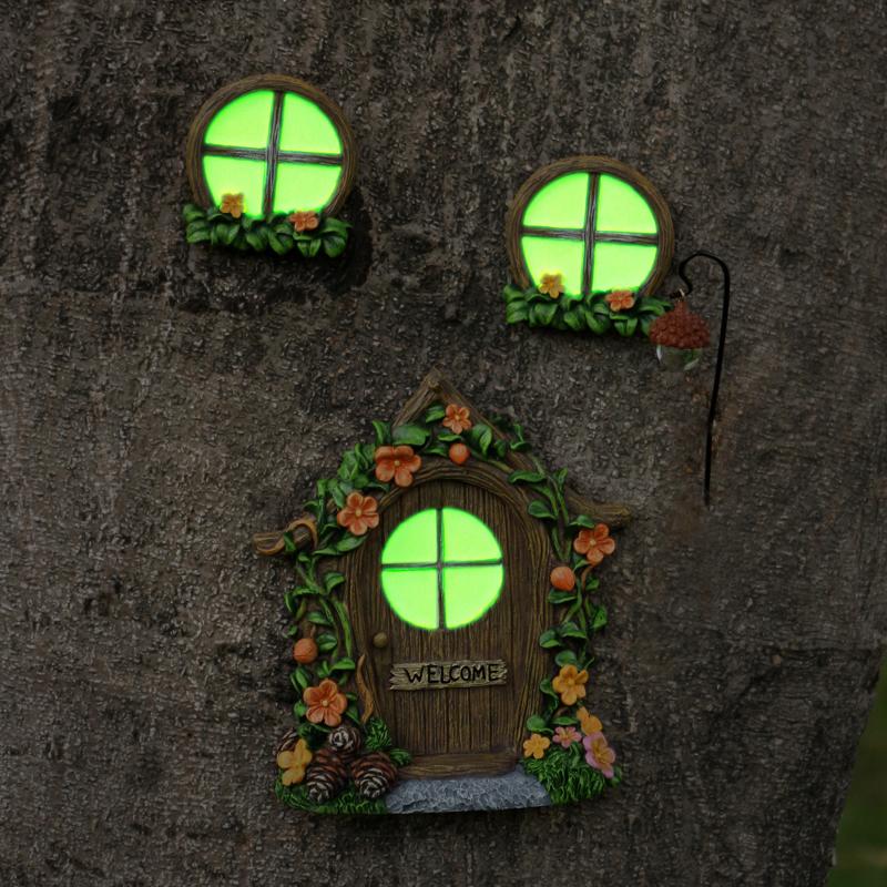 Fairy Door Windows for Trees   - Kids Outdoor Fairy Garden 评论和价格