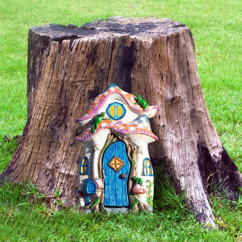 Fairy Garden House Wooden Tree - Kids Outdoor Fairy Garden 评论和价格