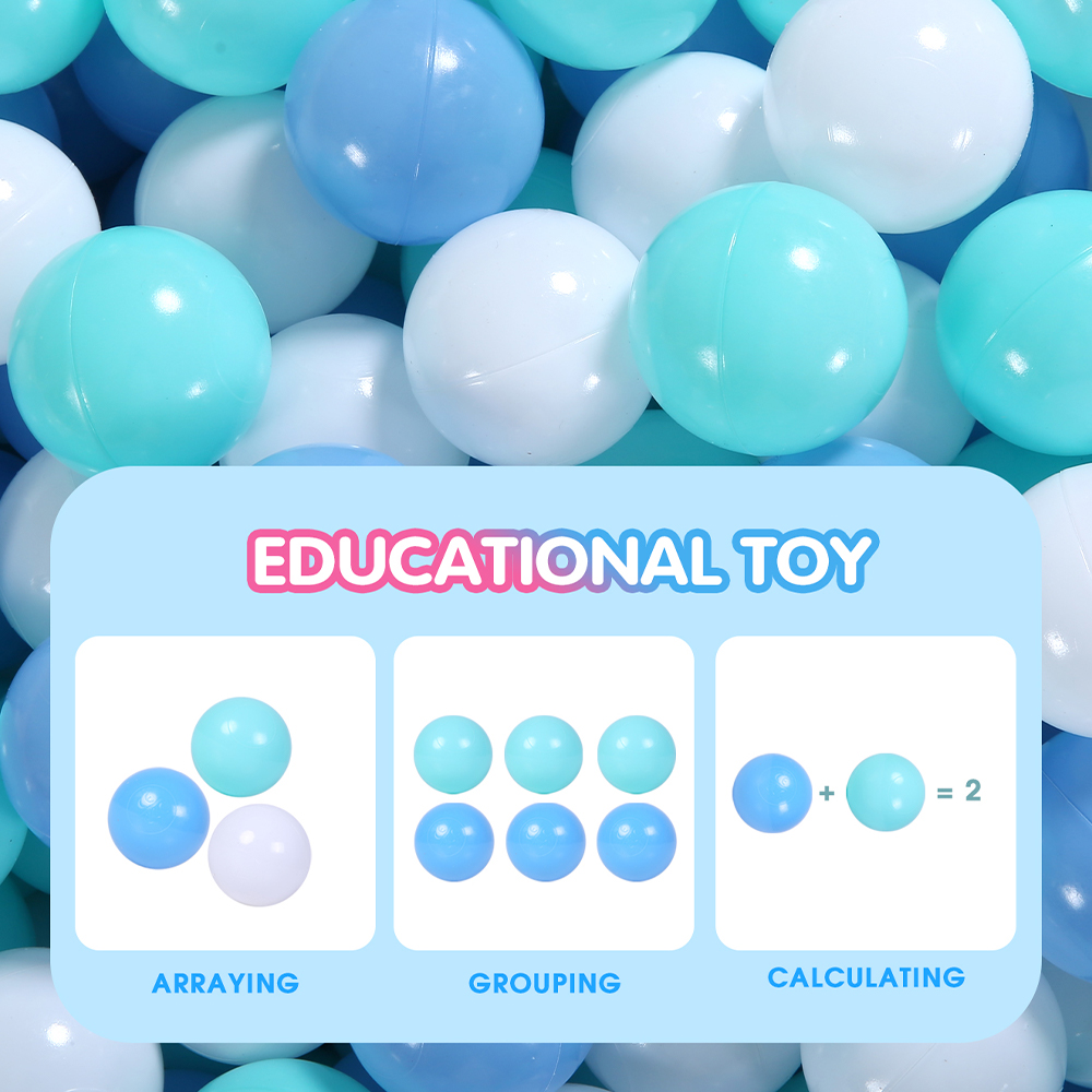 100Pcs Colors Plastic Balls Wa - Outdoor Kids In An Indoor World 评论和价格