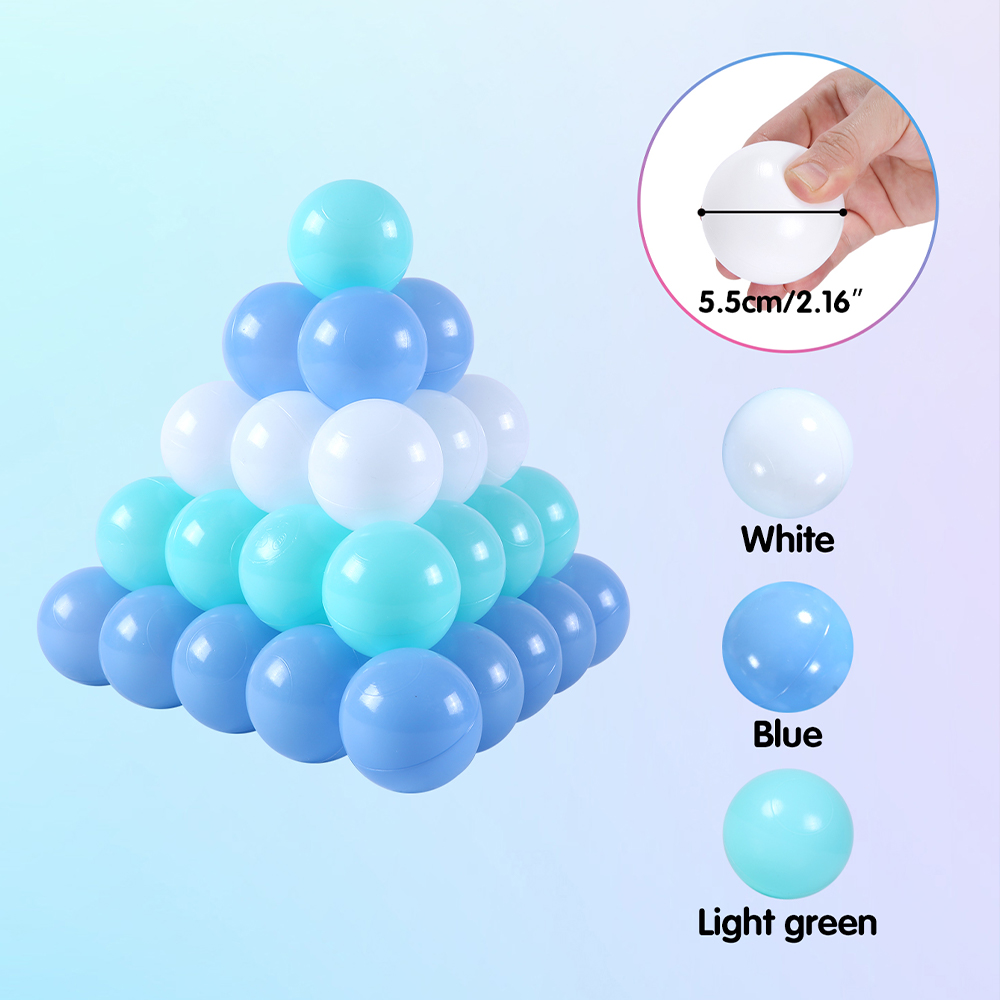 100Pcs Colors Plastic Balls Wa - Outdoor Kids In An Indoor World 评论和价格