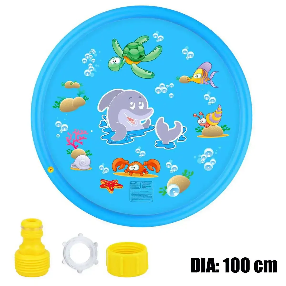 100/170cm Kids Outdoor Funny T - Sprinkler Splash Pad 评论和价格