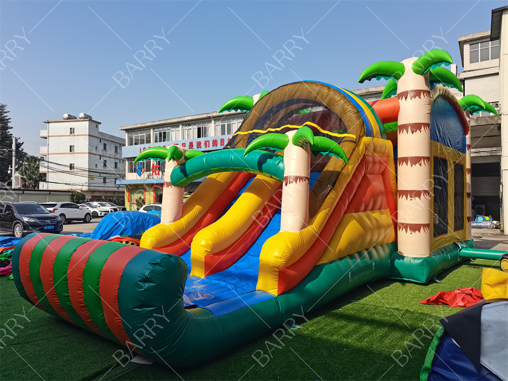 Hot Sale Small Jungle Inflatab - Kids Outdoor Treehouse 评论和价格