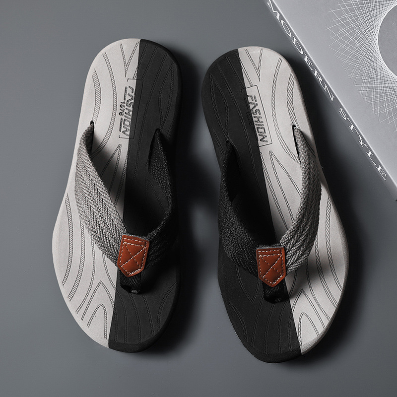 Men's Woven Striped Flip-flops - Kids Outdoor Climbing 评论和价格