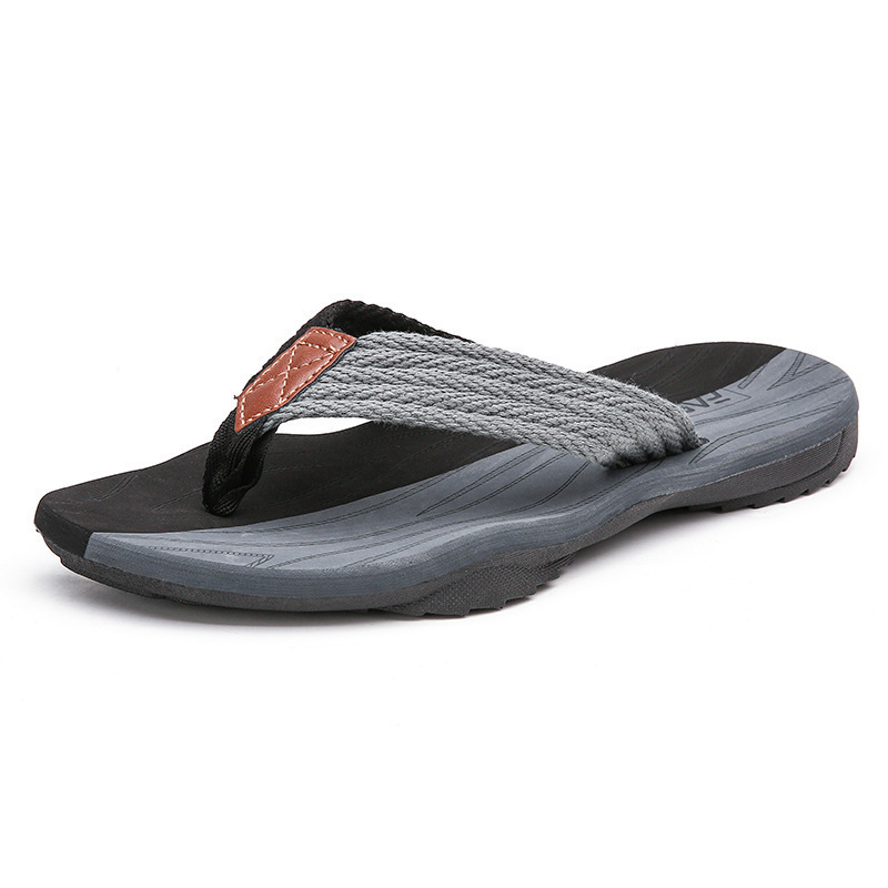 Men's Woven Striped Flip-flops - Kids Outdoor Climbing 评论和价格