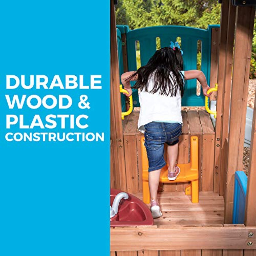 Woodland Adventure Playhouse & - Kids Outdoor Playhouse 评论和价格