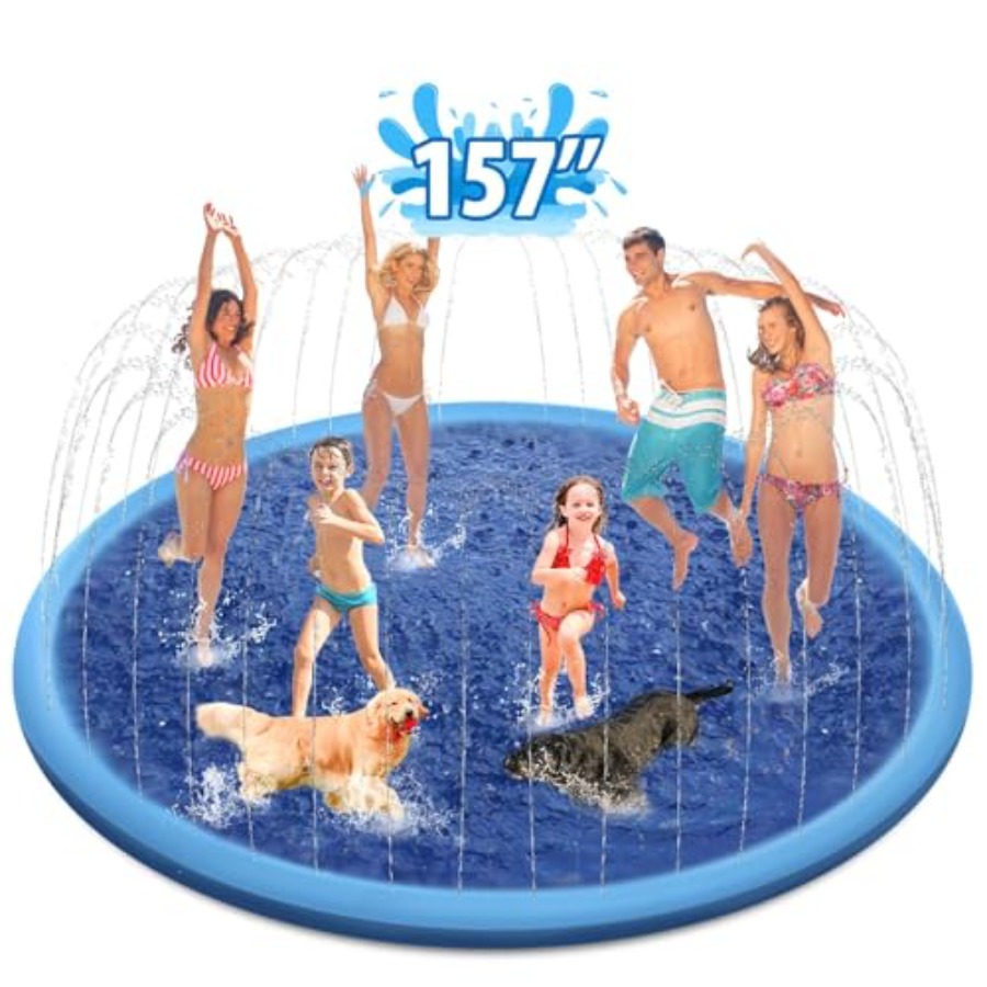 Outdoor splash pad for kids an - Sprinkler Splash Pad 评论和价格