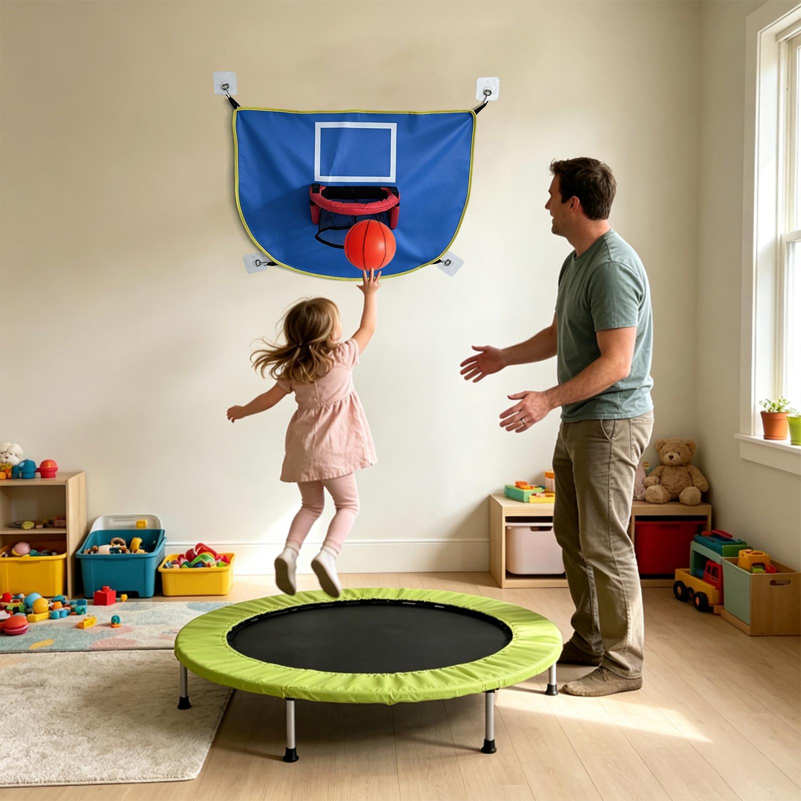 Trampoline Hoop with Pump 3 Ba - Kids Indoor Outdoor Trampoline 评论和价格