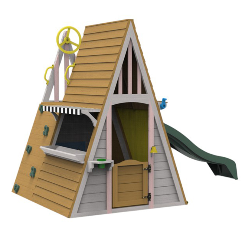 Kids Outdoor Playground Equipm - Kids Outdoor Playhouse 评论和价格