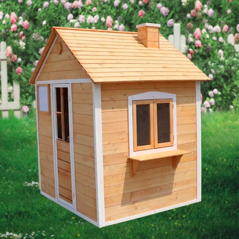 #Wooden Large Outdoor Toys Kid - Kids Outdoor Treehouse 评论和价格