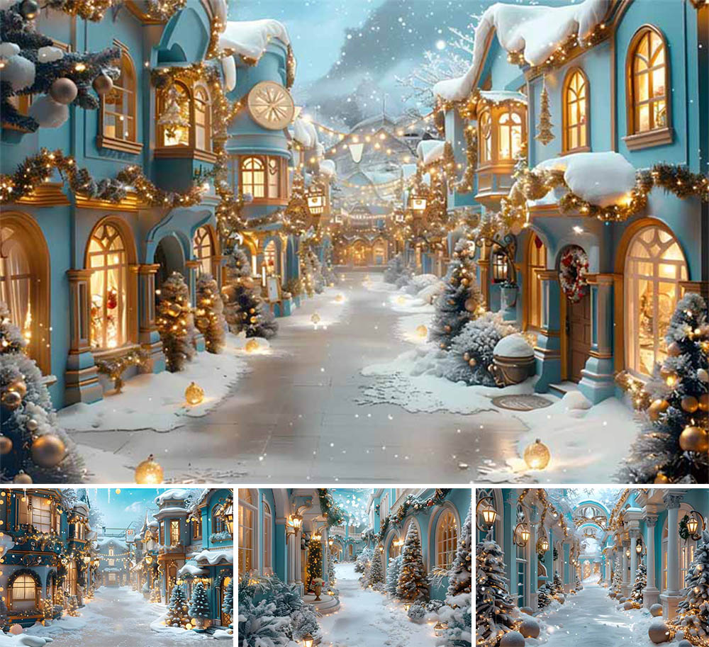 Mehofond Christmas Snow Street - Kids Outdoor Treehouse 评论和价格