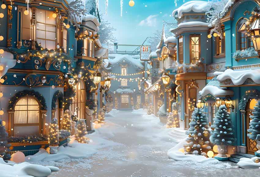 Mehofond Christmas Snow Street - Kids Outdoor Treehouse 评论和价格