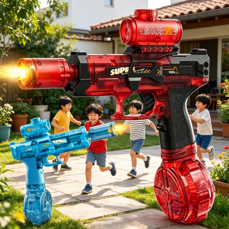 Led Simulated Firing Children  - Water Gun Soaker 评论和价格