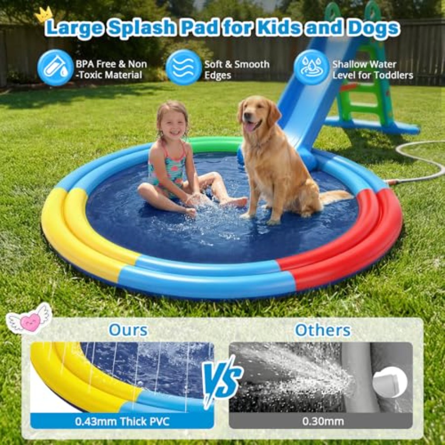 Splash Pad for and Dogs, 78